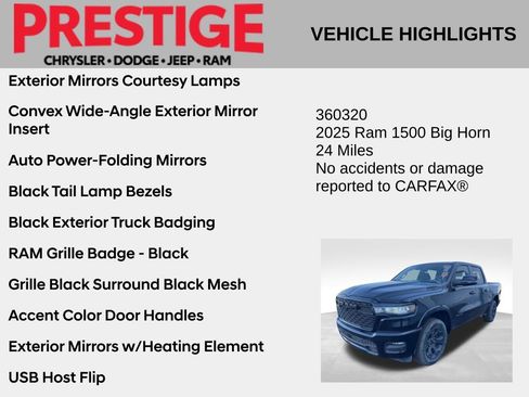 Used 2025 RAM 1500 Big Horn AWD/4WD image 8