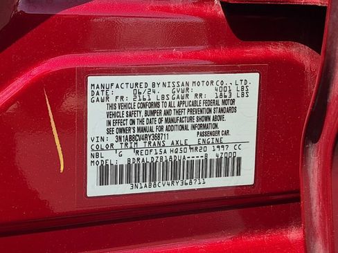 Certified 2024 Nissan Sentra SV FWD image 34