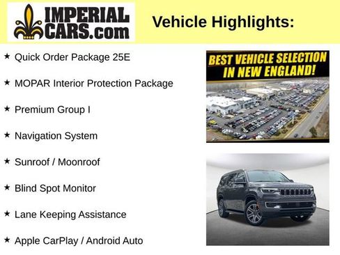 Used 2025 Jeep Wagoneer 4WD w/ Premium Group I image 3