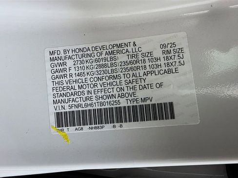 Used 2026 Honda Odyssey EX-L image 31