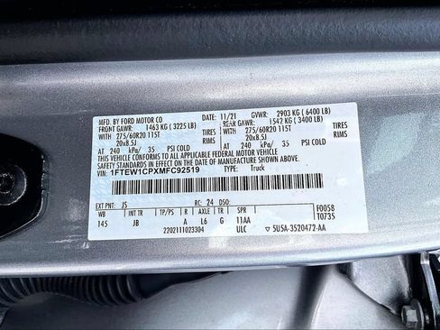Used 2021 Ford F150 XL w/ STX Appearance Package RWD image 16