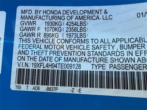 New 2026 Honda Civic Sport Touring image 16