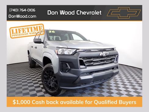 New 2026 Chevrolet Colorado W/T w/ WT Custom Package AWD/4WD image 1