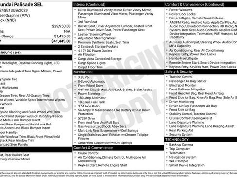 Used 2025 Hyundai Palisade SEL FWD image 36