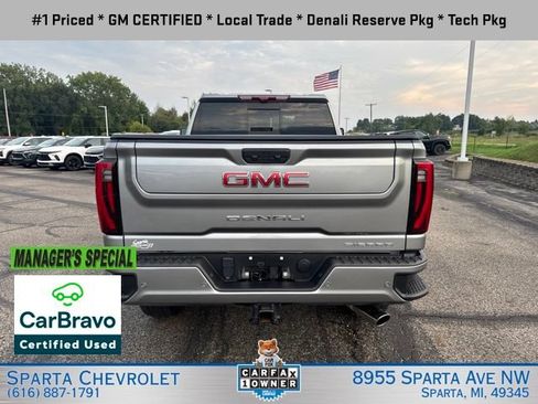Certified 2025 GMC Sierra 3500 Denali w/ Denali Reserve Package AWD/4WD image 4