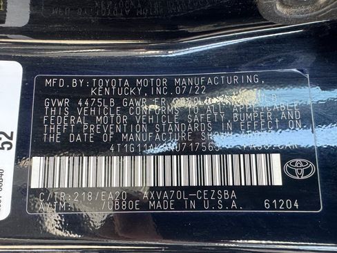 Used 2022 Toyota Camry SE FWD image 17
