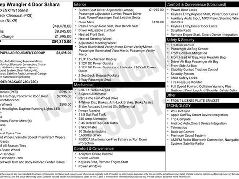New 2026 Jeep Wrangler Unlimited Sahara AWD/4WD image 5