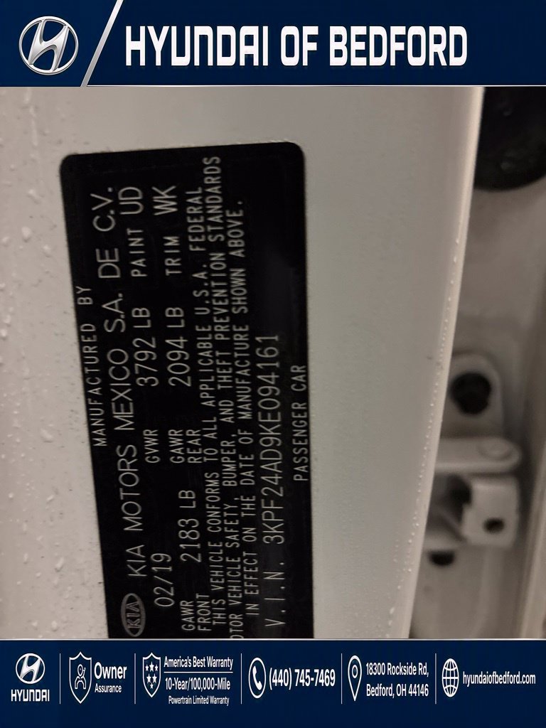 Used 2019 Kia Forte LXS FWD image 14