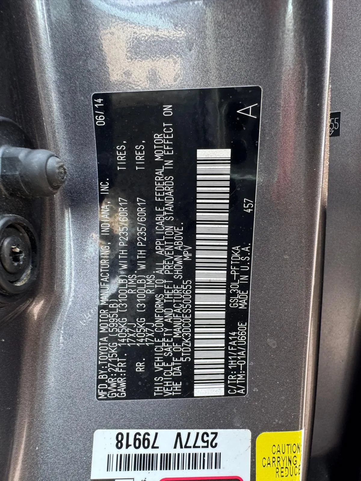 Used 2014 Toyota Sienna L FWD image 18