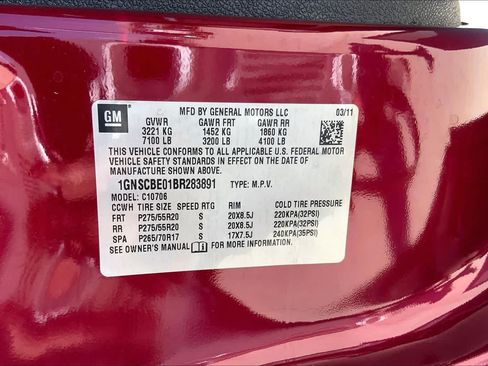 Used 2011 Chevrolet Tahoe LT w/ Texas Edition RWD image 36