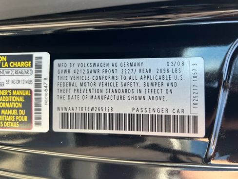Used 2008 Volkswagen Rabbit S FWD image 17