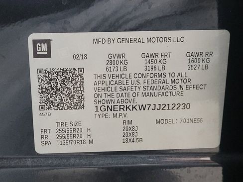 Used 2018 Chevrolet Traverse Premier w/ Driver Confidence II Package image 33