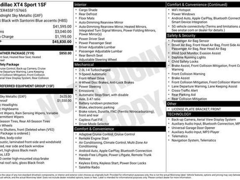 Certified 2025 Cadillac XT4 Sport w/ Cold Weather Package image 35