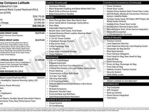 New 2025 Jeep Compass Latitude w/ Sun & Sound Group image 6