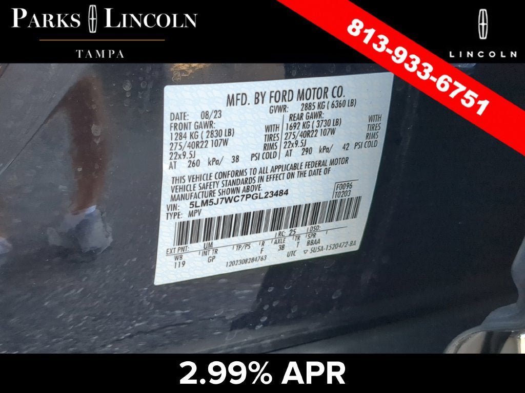 Certified 2023 Lincoln Aviator Reserve w/ Equipment Group 201A RWD image 38