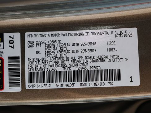 New 2025 Toyota Tacoma TRD Sport image 28