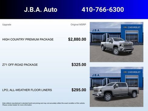 New 2026 Chevrolet Silverado 2500 High Country w/ High Country Premium Package image 5