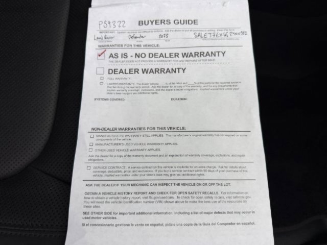 Used 2025 Land Rover Defender 110 S AWD/4WD image 52