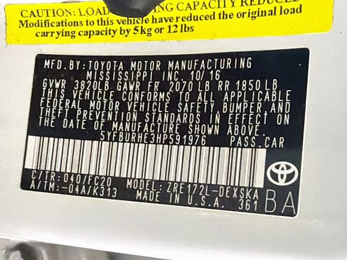 Used 2017 Toyota Corolla SE FWD image 12