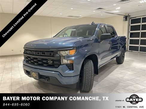 Certified 2024 Chevrolet Silverado 1500 Custom w/ LPO, Dark Essentials Package image 1