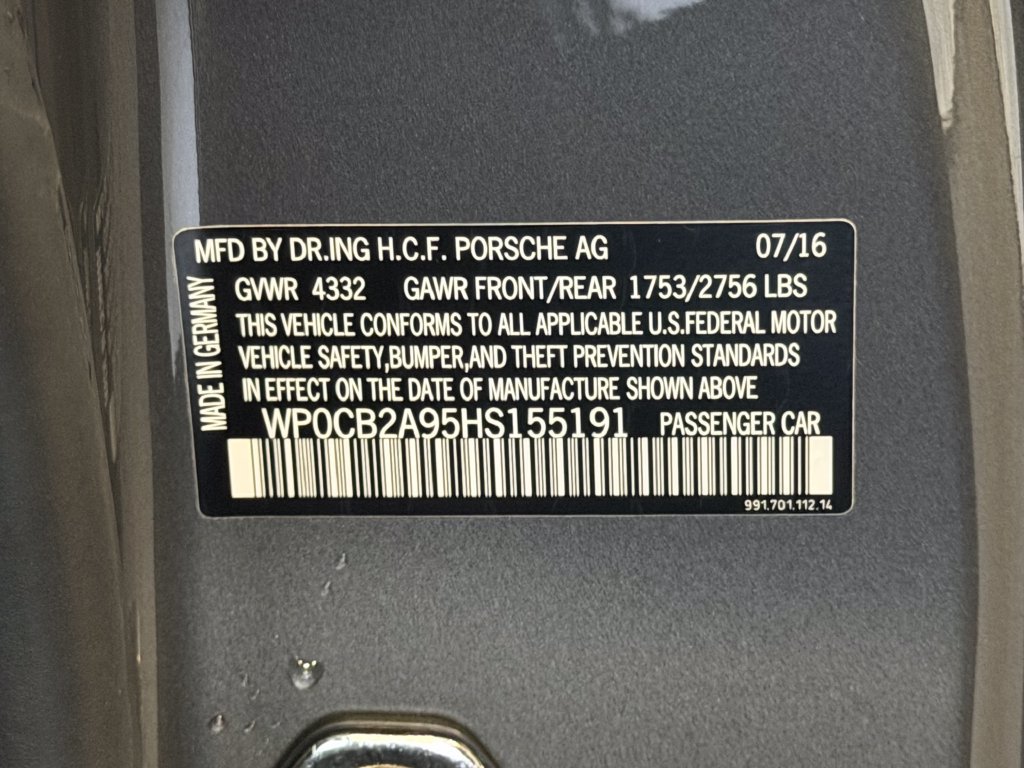 Certified 2017 Porsche 911 Carrera S RWD image 24