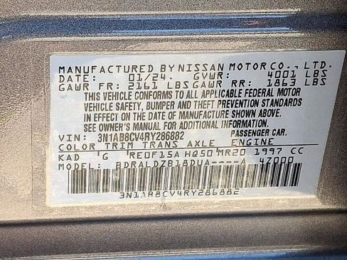 Certified 2024 Nissan Sentra SV FWD image 26