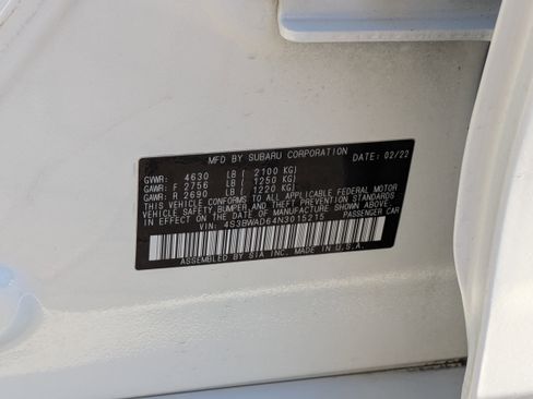 Used 2022 Subaru Legacy Premium image 39