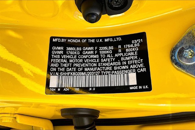 Used 2021 Honda Civic Type R Limited image 17