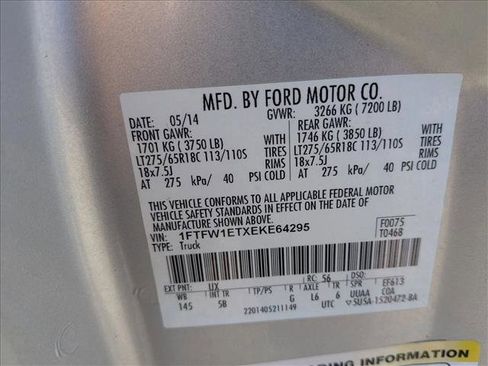 Used 2014 Ford F150 FX4 w/ Equipment Group 402A Luxury image 24