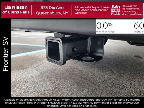 New 2026 Nissan Frontier SV w/ SV Convenience Package AWD/4WD image 6