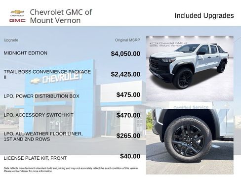 New 2025 Chevrolet Colorado Trail Boss w/ Midnight Edition image 6