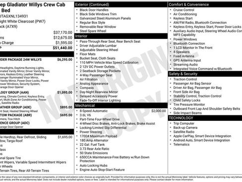 Used 2022 Jeep Gladiator Willys image 28