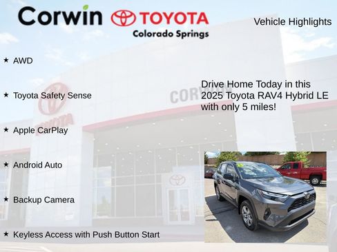 Used 2025 Toyota RAV4 LE image 7