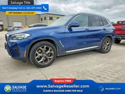 Used 2022 BMW X3 xDrive30i w/ Premium Package 2 AWD/4WD image 1