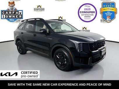 Certified 2025 Kia Sorento SX Prestige w/ Olive Brown Leather Package