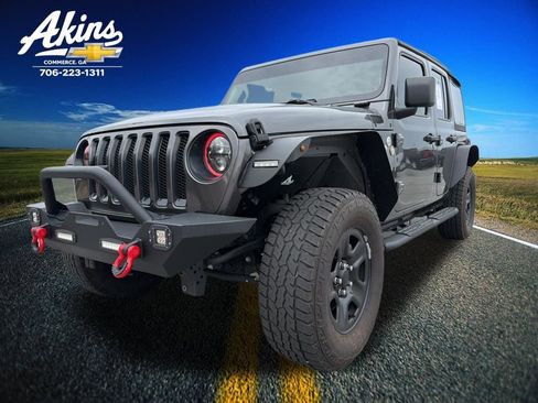 Used 2021 Jeep Wrangler Unlimited Sport image 1