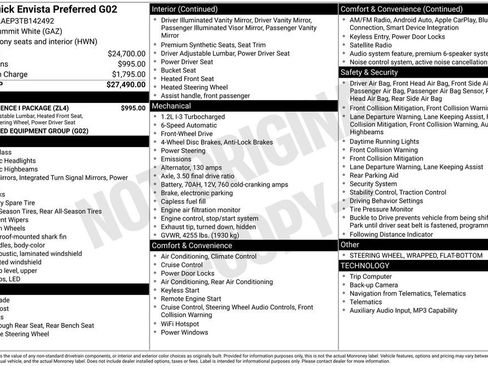 Used 2026 Buick Envista Preferred w/ Convenience I Package FWD image 8