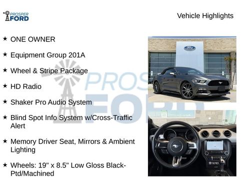 Used 2017 Ford Mustang Premium w/ Equipment Group 201A RWD image 5