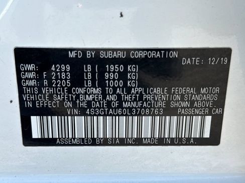 Used 2020 Subaru Impreza 2.0i Limited AWD/4WD image 19