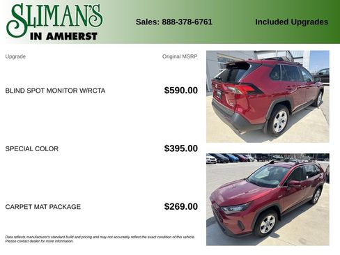 Used 2019 Toyota RAV4 LE w/ Carpet Mat Package AWD/4WD image 11
