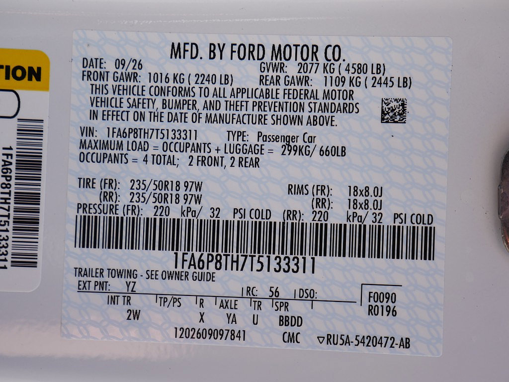 New 2026 Ford Mustang Coupe RWD image 35