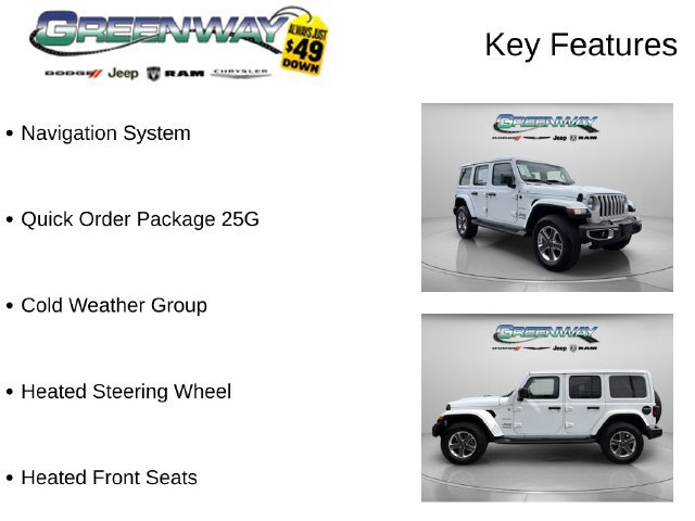 Used 2022 Jeep Wrangler Unlimited Sahara w/ Cold Weather Group AWD/4WD image 2