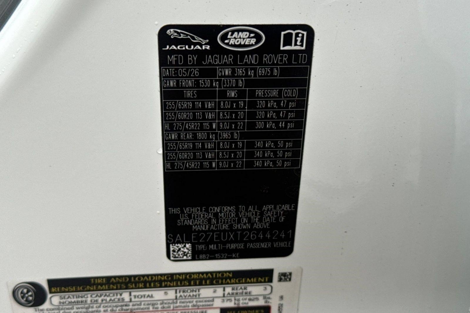 New 2026 Land Rover Defender 110 X-Dynamic SE AWD/4WD image 27