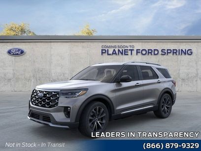 New 2025 Ford Explorer Platinum