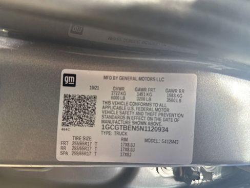 Used 2022 Chevrolet Colorado W/T image 11