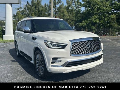 Used 2021 INFINITI QX80 Sensory w/ Cargo Package RWD image 1