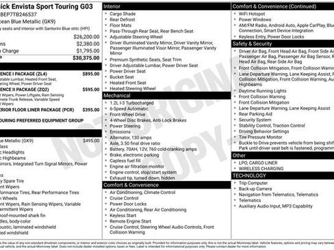 New 2026 Buick Envista Sport Touring w/ Convenience I Package FWD image 24