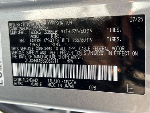 Certified 2025 Lexus RX 350 Premium w/ Accessory Package (Z1) FWD image 28