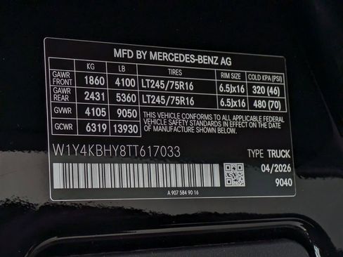 New 2026 Mercedes-Benz Sprinter 2500 image 11