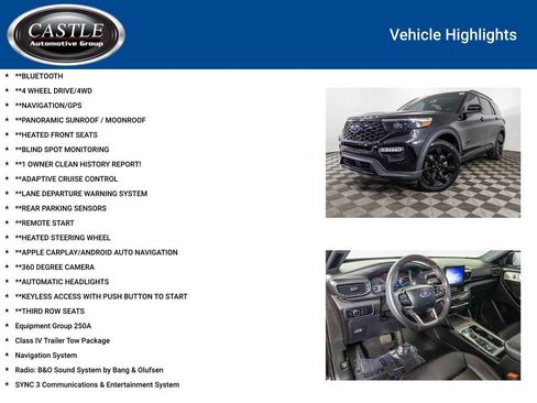 Used 2023 Ford Explorer ST-Line w/ Class IV Trailer Tow Package AWD/4WD image 3